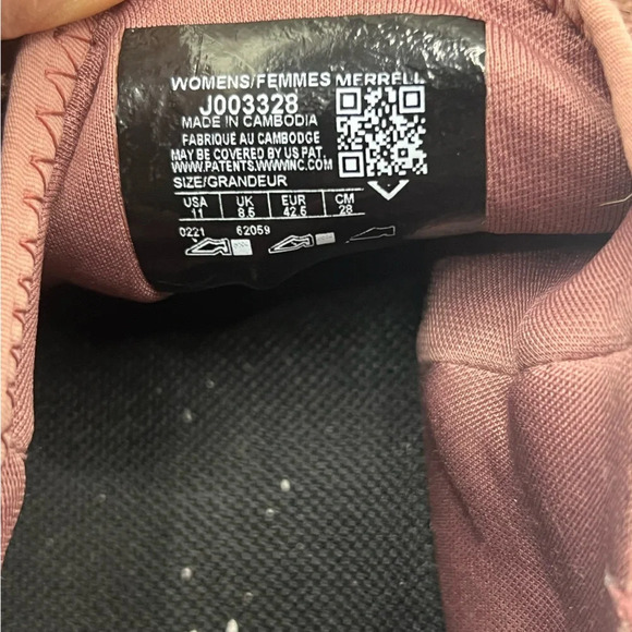 Merrell Women's Athletic Shoes in Mauve - Picture 5 of 7